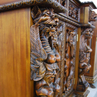 carved chest of drawers