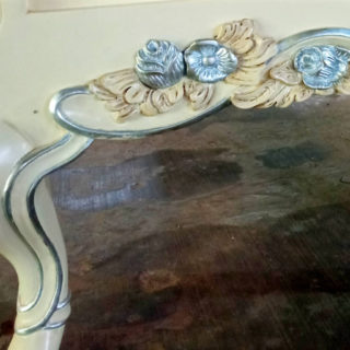 Sideboard for guestroom - carved floral detail.